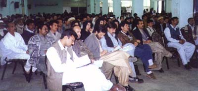 A large number of journalists participated the function.