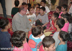 Mr. Javier Madrazo in a RAWA orphanage