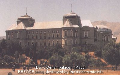 Dar-ul-Aman palace in Kabul BEFORE being destroyed by the fundamentalists.