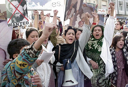 More than 1,000 women participated in the demo.