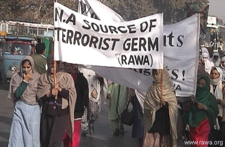 RAWA rally in Peshawar