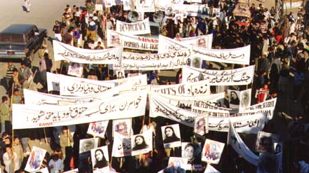 Demonstration of RAWA against USSR invation on Afghanistan.