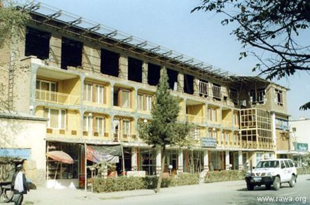 Building of Ahmadzai, a jehadi leader of Itehad-e-Islami of Sayyaf