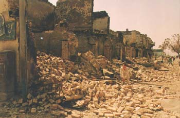 destructed Kabul