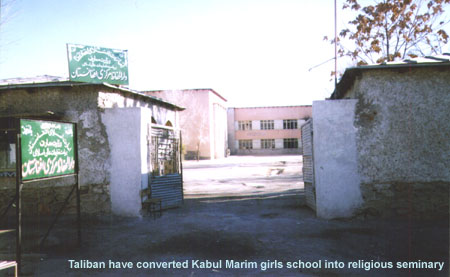 Marmim girls school in Kabul