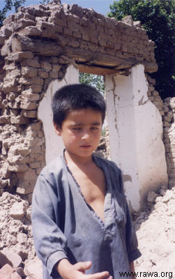 Earthquake victims in Nahrin - North Afghanistan