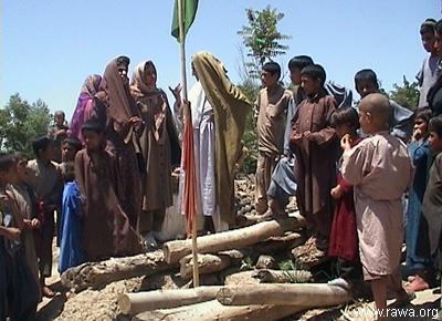 Earthquake victims in Nahrin - North Afghanistan