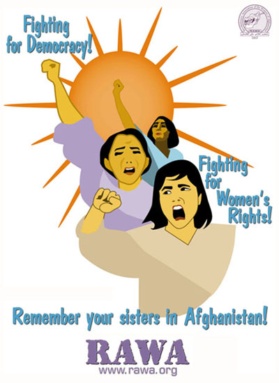 rawa sticker - remember your sisters in afghanistan!