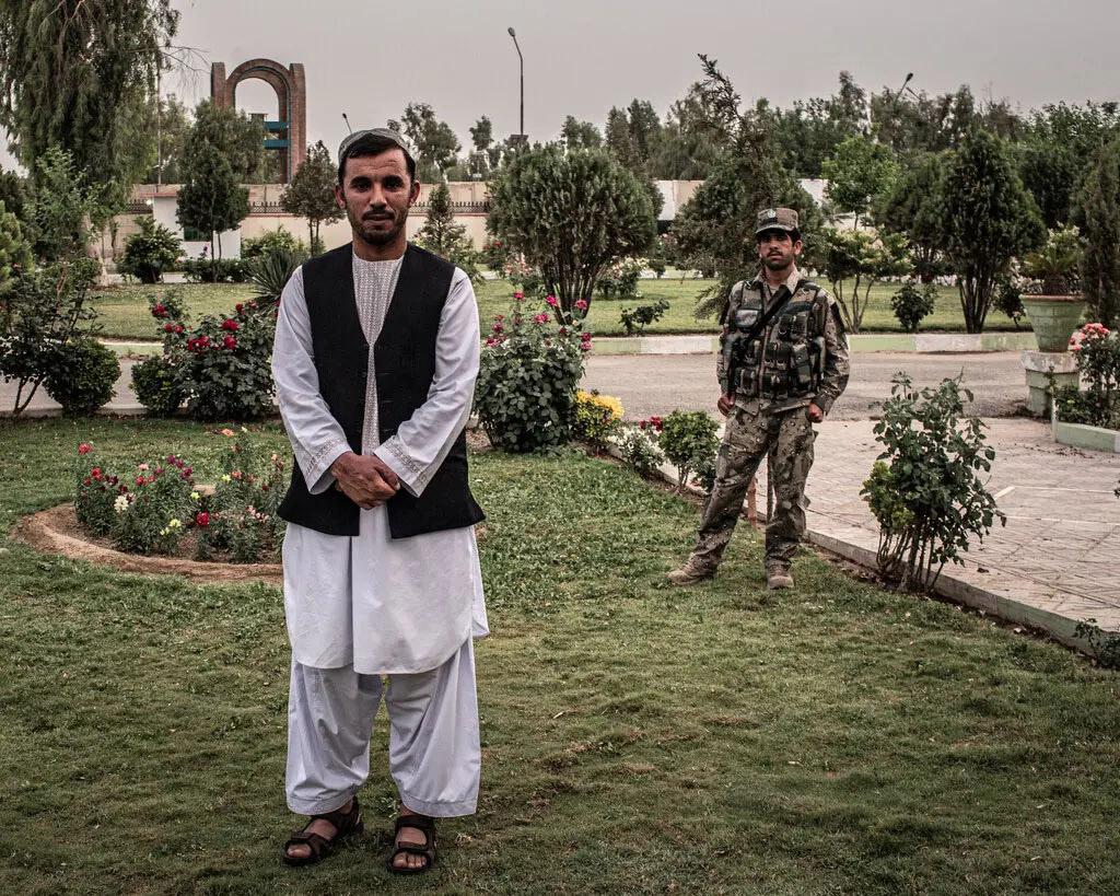 Abdul Raziq at his home in Kandahar City in 2015