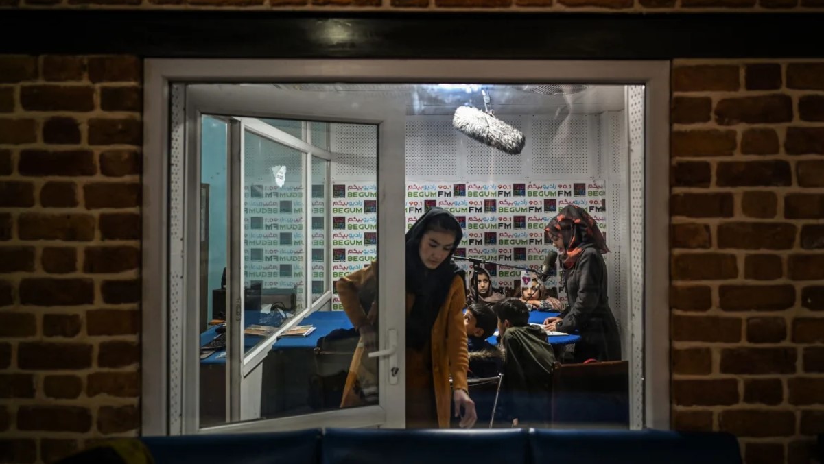 Teachers and Students at Radio Begum in Kabul