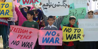 RAWA holds anti-war demo in Islamabad