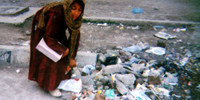 Afghan children of garbage in Pakistan