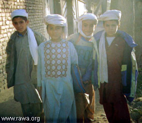 School student in Afghanistan
