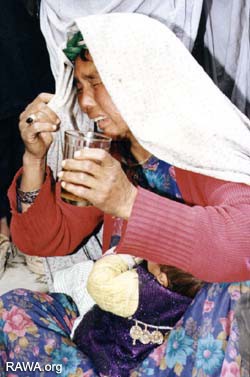 An Afghan women